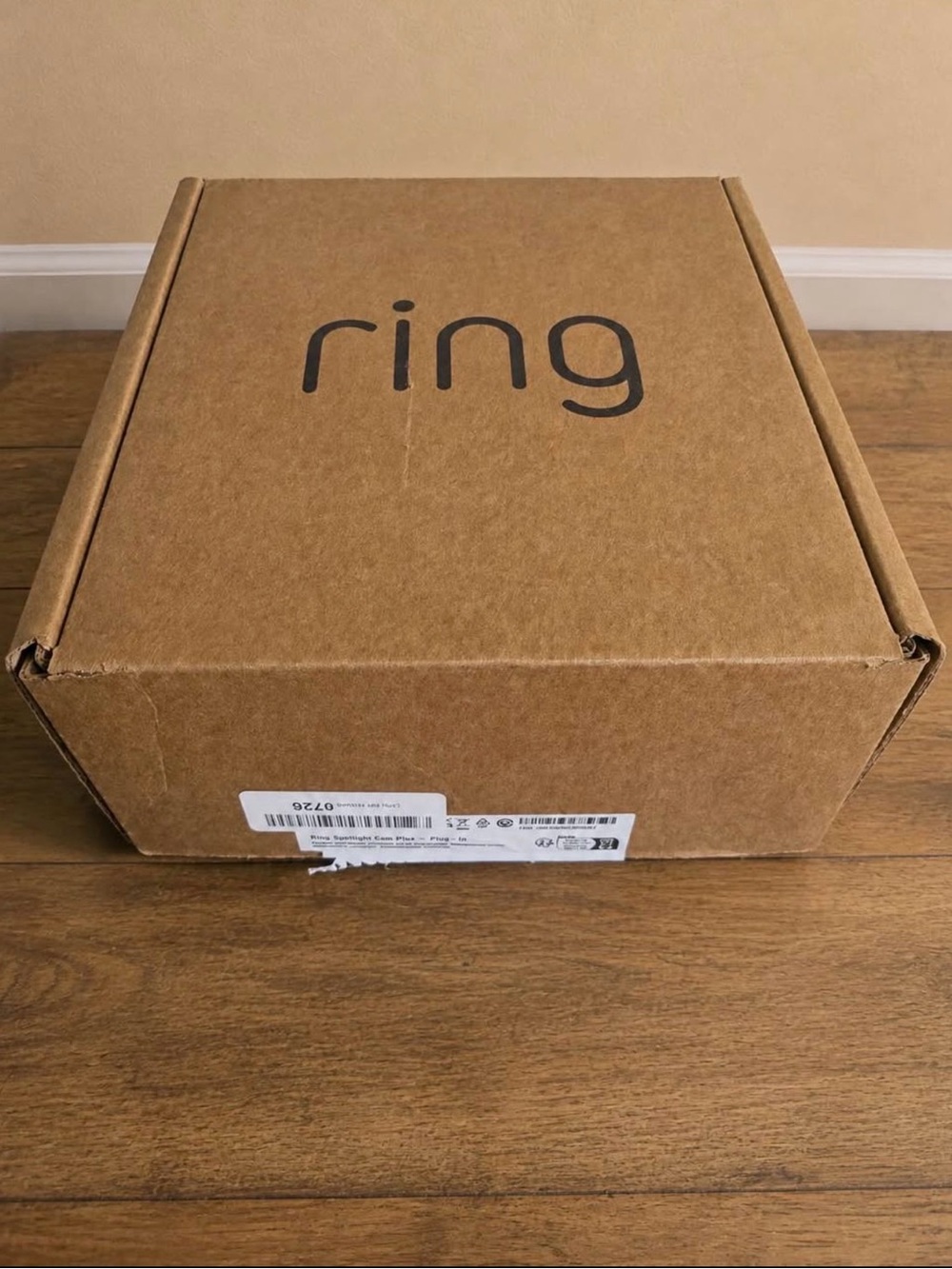Ring Spotlight Cam Plus Plug In Certified Refurbished Open Box Unused